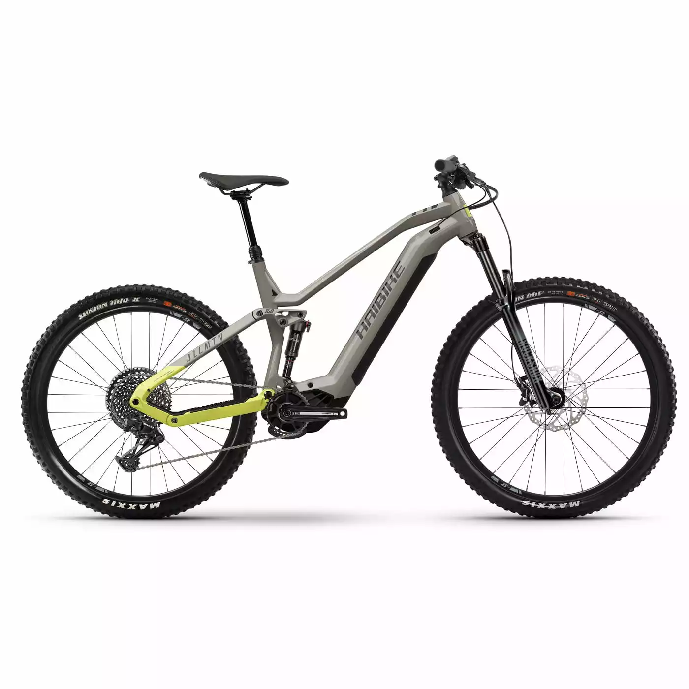 Haibike AllMtn 2 MTB Volledig - Gloss Grey Lemon Black