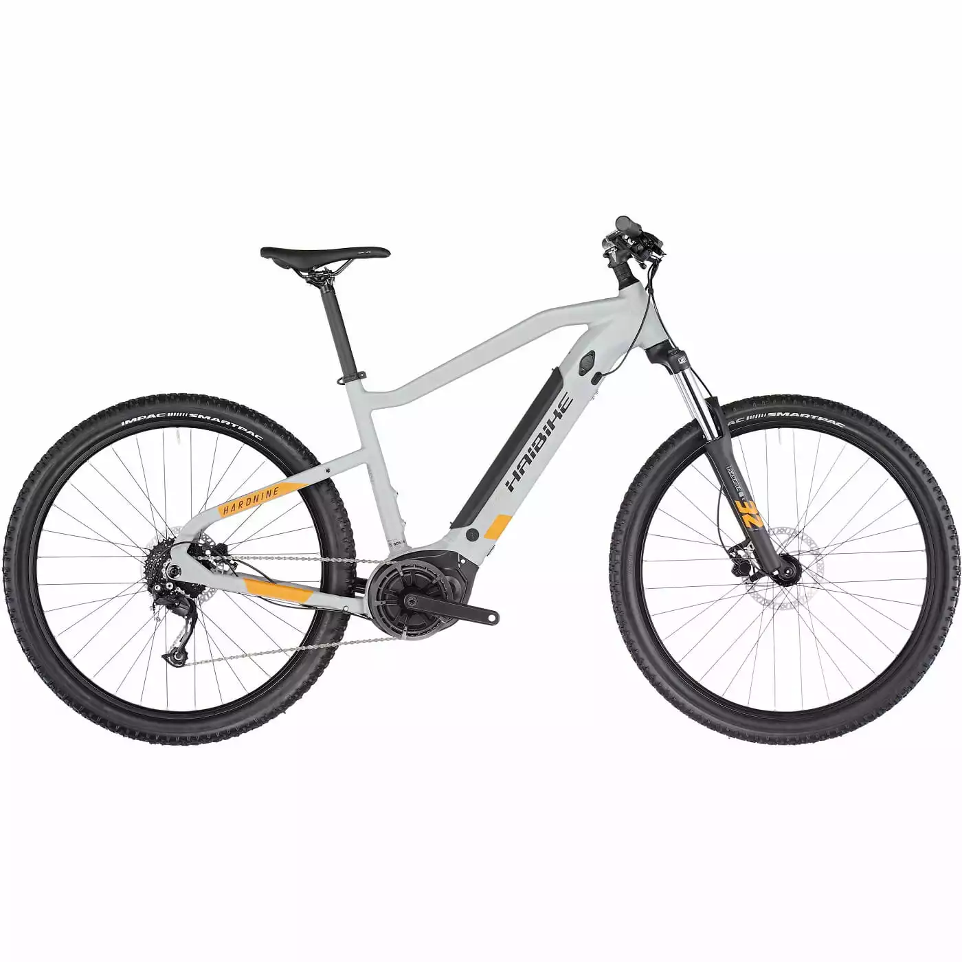 Haibike HardNine 4 MTB Hardtail - Cool Grey / Lava Matte
