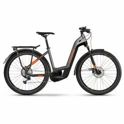 Haibike Trekking 10 Lage Instap - Titanium / Lava Mat