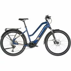 Haibike Trekking 7 Dames - Blauw / Zand