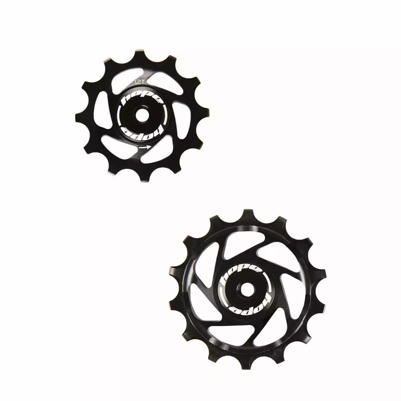 HOPE Jockey Wheels Katrollen - 14Z / 12Z - Zwart