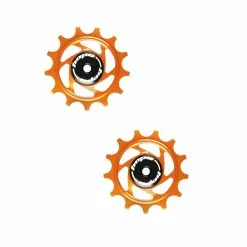 HOPE Jockey Wheels Katrollen - 13 Tanden - Oranje