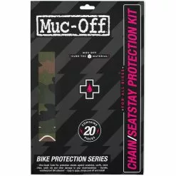 Muc-Off Frame En Achtervork Bescherming - Camo Zwart/groen