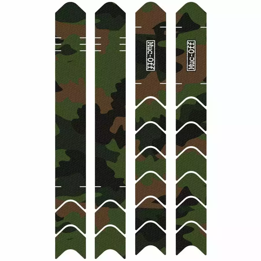 Muc-Off Frame En Achtervork Bescherming - Camo Zwart/groen - Afbeelding 2