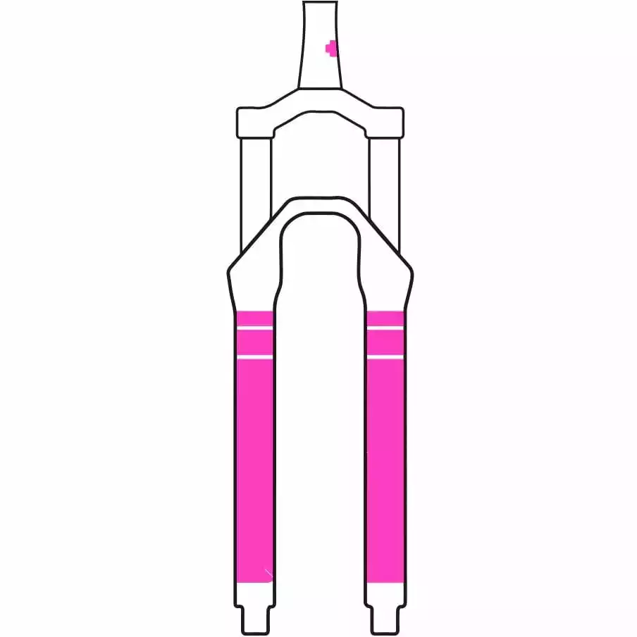 Muc-Off Vorkbeschermingsset - Blank Mat - Afbeelding 4