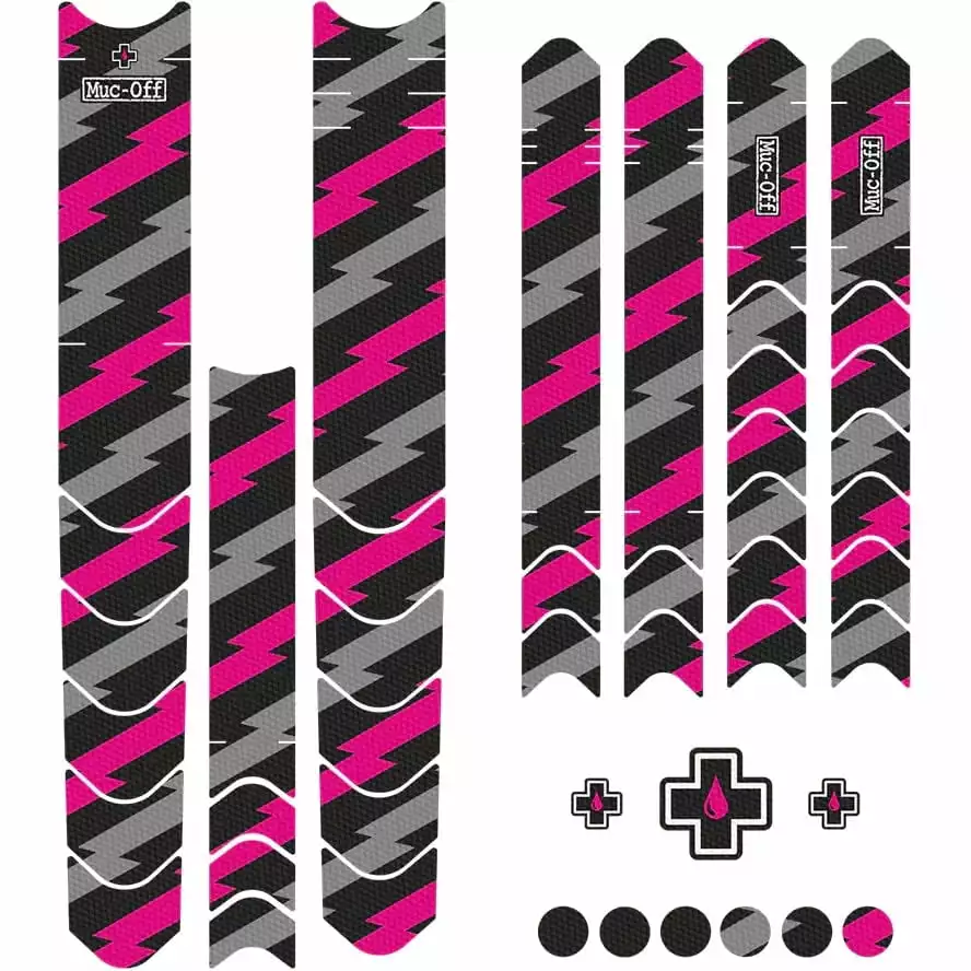 Muc-Off Framebeschermingsset DH/ENDURO/TRAIL - Bout/Roze - Afbeelding 2
