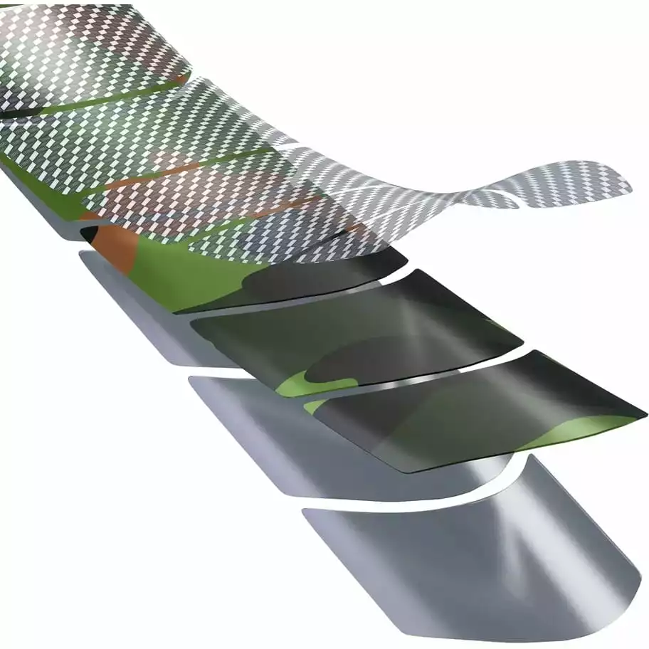 Muc-Off Frame En Achtervork Bescherming - Camo Zwart/groen - Afbeelding 3