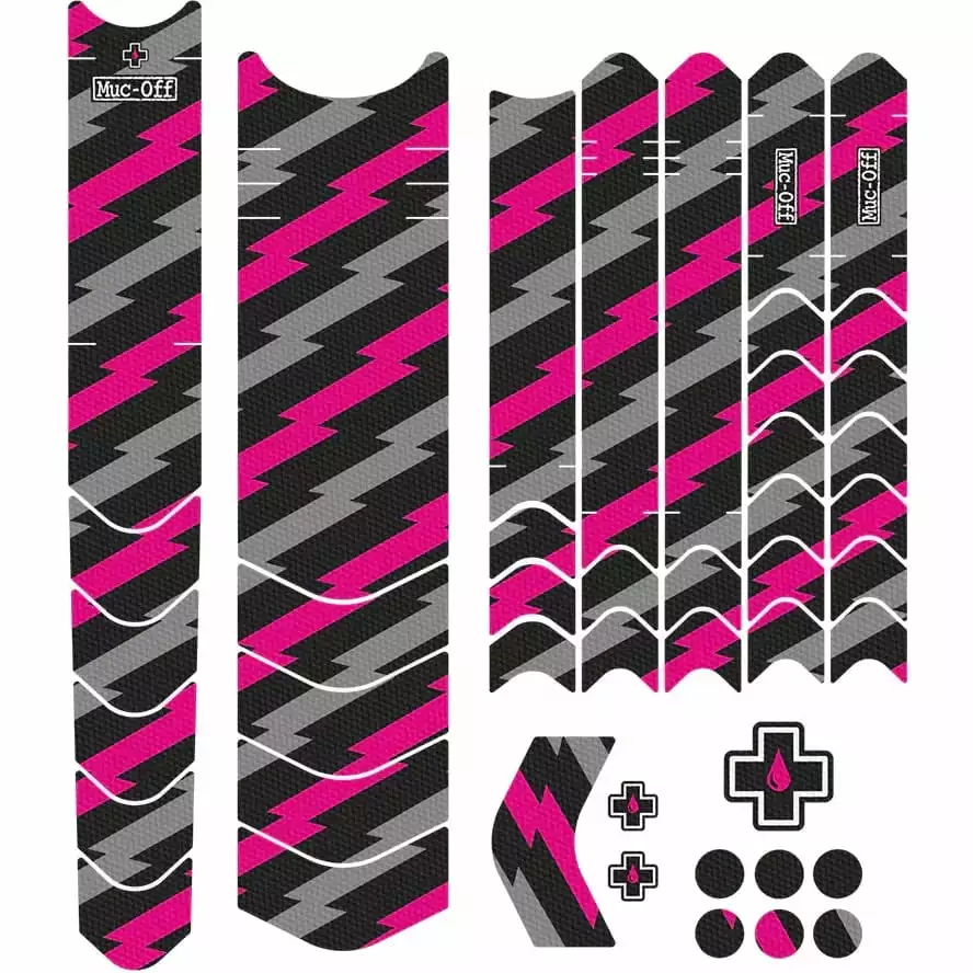 Muc-Off Framebeschermingsset E-MTB - Bout/Roze - Afbeelding 2