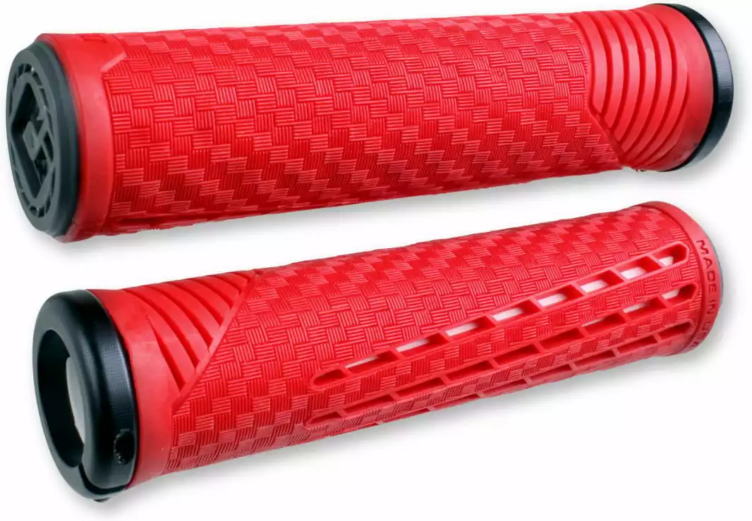 ODI Grips CF Lock-On Handvatten - Rood