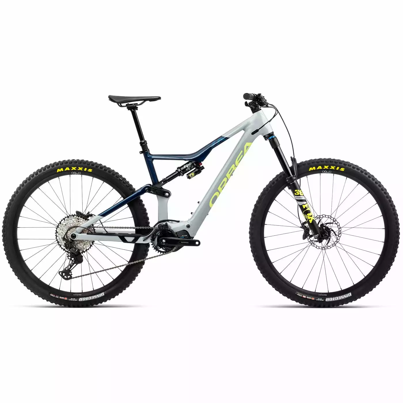 Orbea RISE H10 - IJsberg Grijs - Moondust Blauw (Glans)
