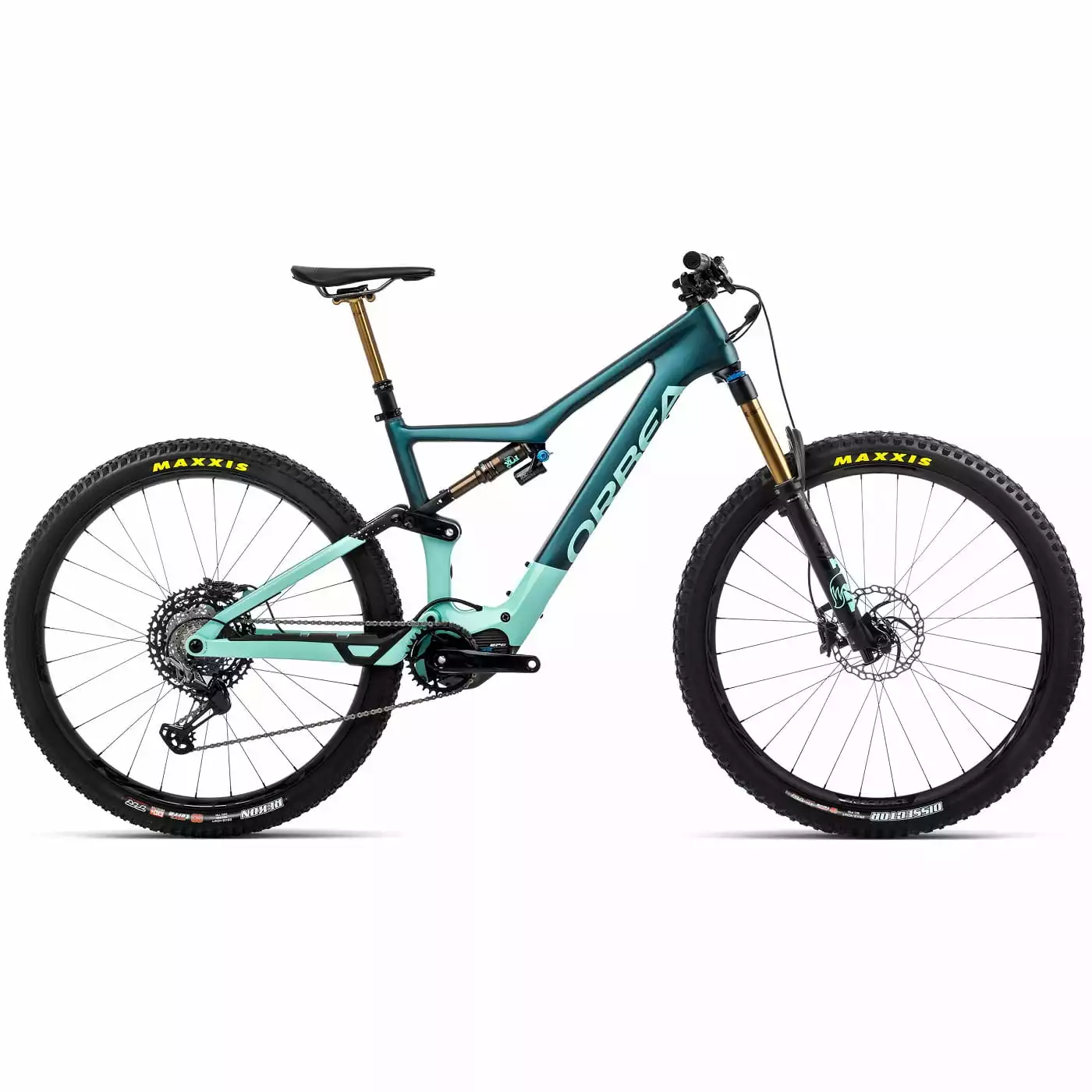Orbea RISE M-TEAM Ice Green (Glans) - Ocean (Mat)