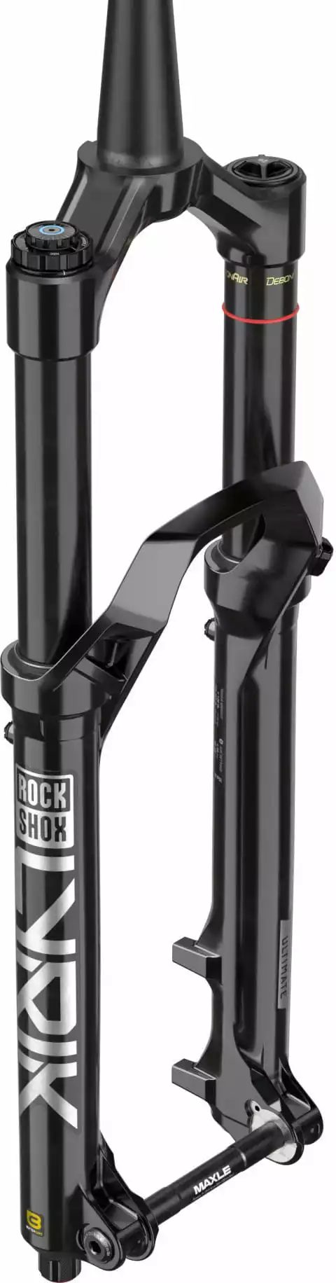 Rock-shox Lyrik Ultimate Debon Air+ RC2 - 29 Inch - 150 Mm Veerweg, Taps Toelopend, 44 Mm Offset - Zwart