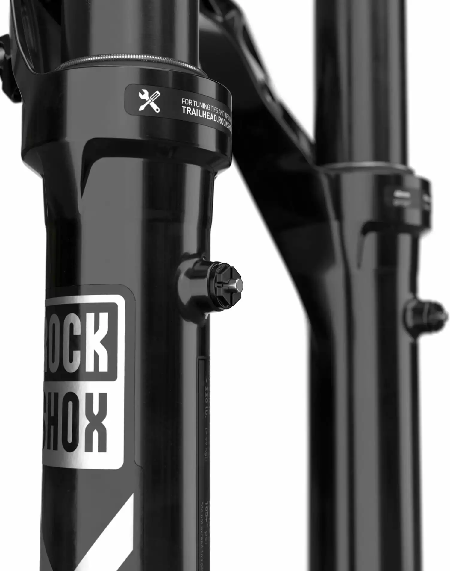 Rock-shox Lyrik Ultimate Debon Air+ RC2 - 29 Inch - 150 Mm Veerweg, Taps Toelopend, 44 Mm Offset - Zwart - Afbeelding 4