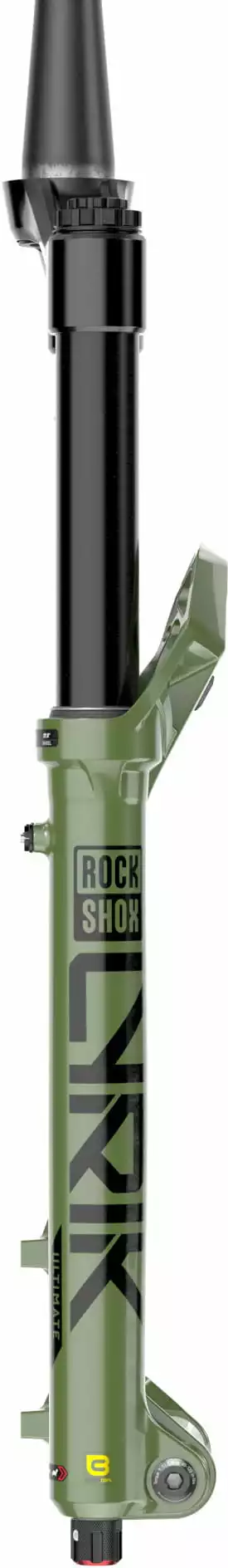 Rock-shox Lyrik Ultimate Debon Air+ RC2 - 29 Inch - 140 Mm Veerweg, Taps Toelopend, 44 Mm Offset - Groen - Afbeelding 5