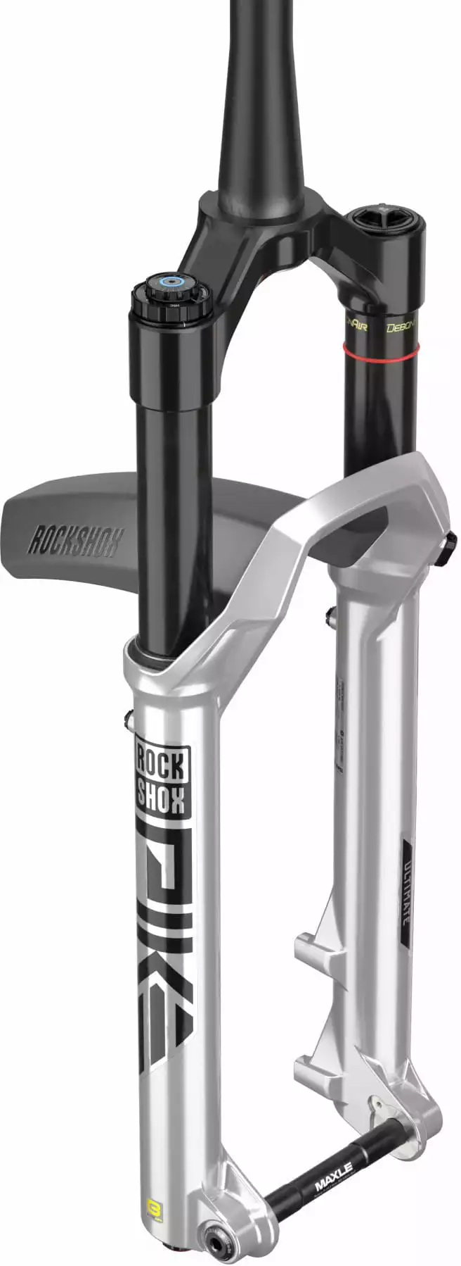 Rock-shox Pike Ultimate Debon Air+ RC2 - 29 Inch - 120 Mm Veerweg, Taps Toelopend, 44 Mm Offset - Zilver - Afbeelding 3