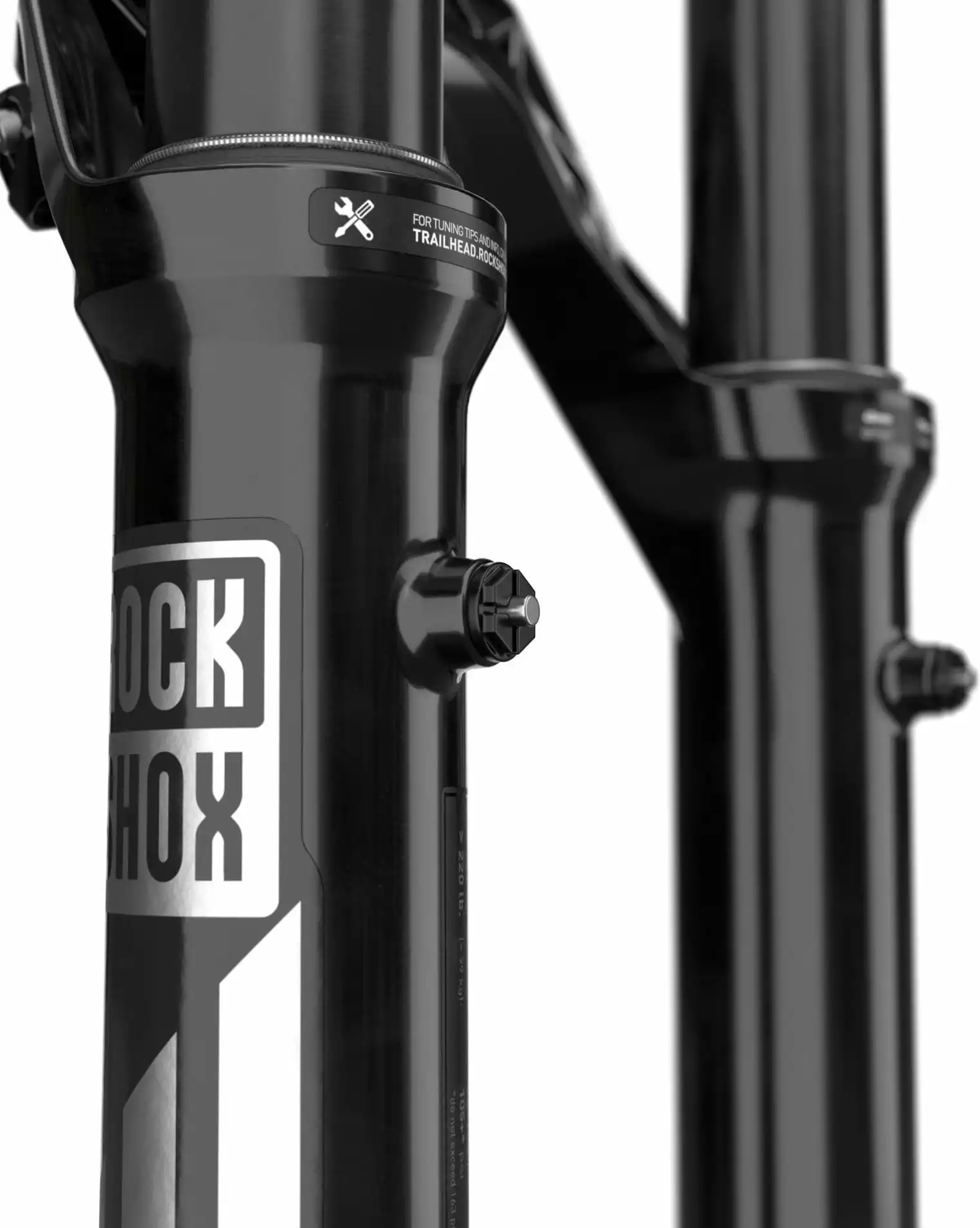 Rock-shox Pike Ultimate Debon Air+ RC2 - 29 Inch - 140 Mm Veerweg, Taps Toelopend, 44 Mm Offset - Zwart - Afbeelding 3