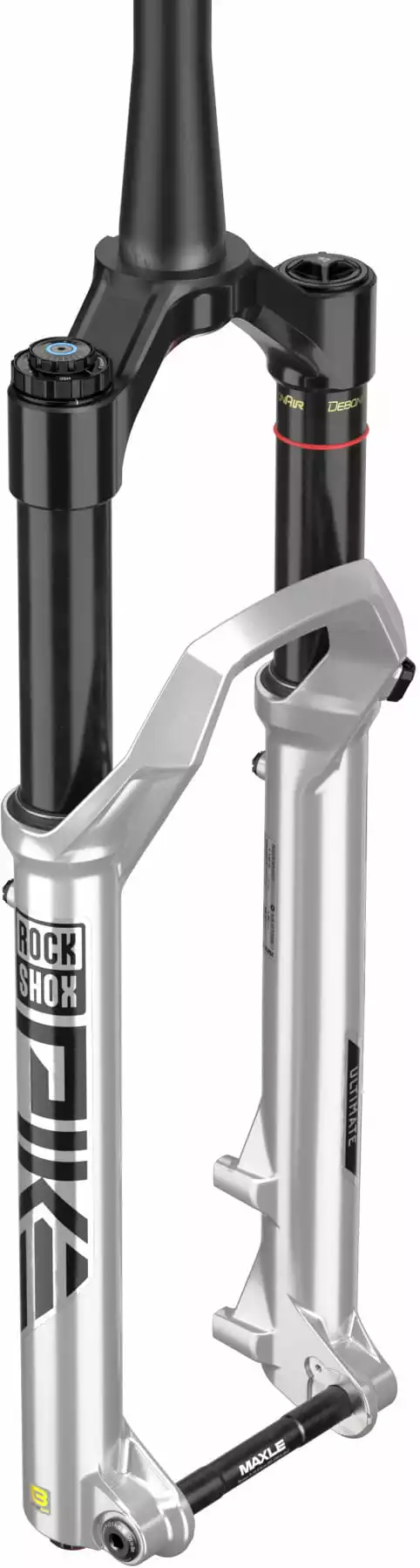 Rock-shox Pike Ultimate Debon Air+ RC2 - 29 Inch - 120 Mm Veerweg, Taps Toelopend, 44 Mm Offset - Zilver