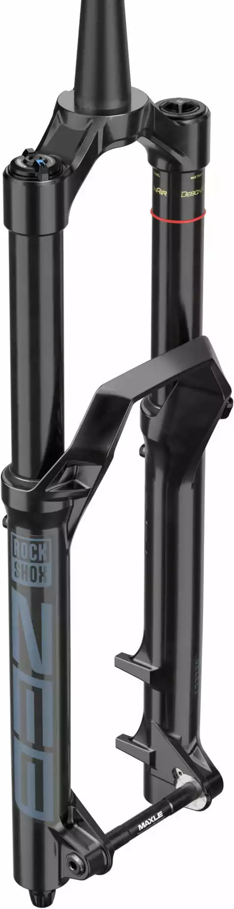Rock-shox ZEB Select Debon Air+ RC - 29 Inch - 160 Mm Veerweg, Taps Toelopend, 44 Mm Offset - Zwart