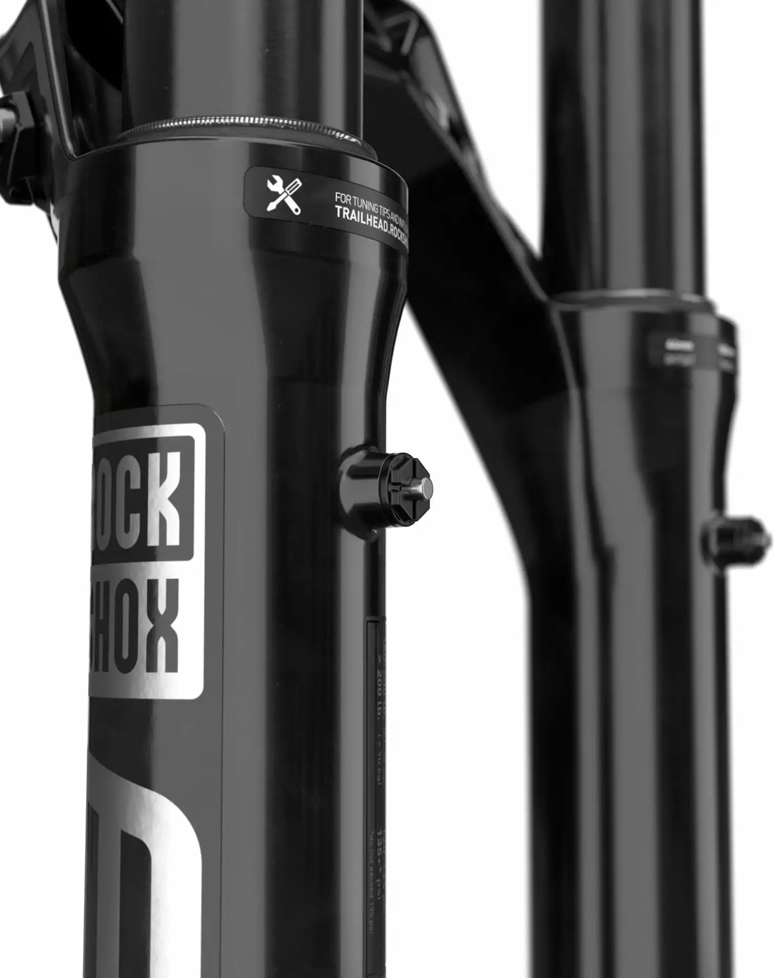 Rock-shox ZEB Ultimate Debon Air+ RC2 - 29 Inch - 180 Mm Veerweg, Taps Toelopend, 44 Mm Offset - Zwart - Afbeelding 3