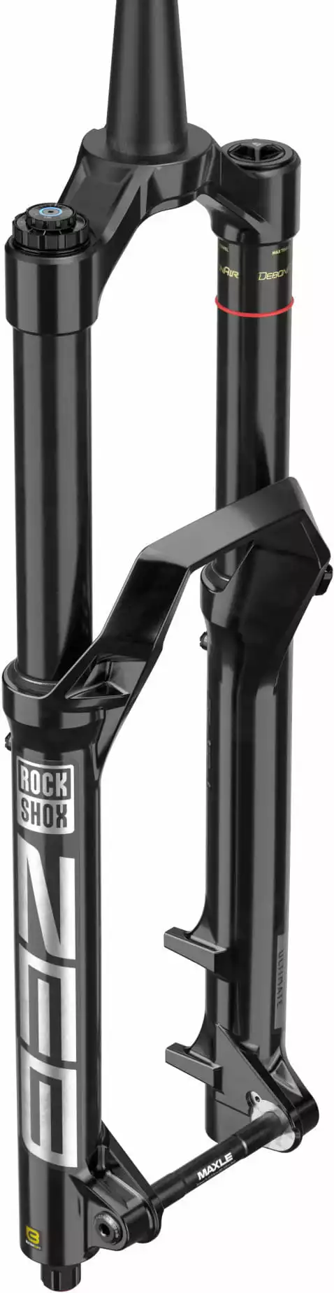 Rock-shox ZEB Ultimate Debon Air+ RC2 - 29 Inch - 180 Mm Veerweg, Taps Toelopend, 44 Mm Offset - Zwart