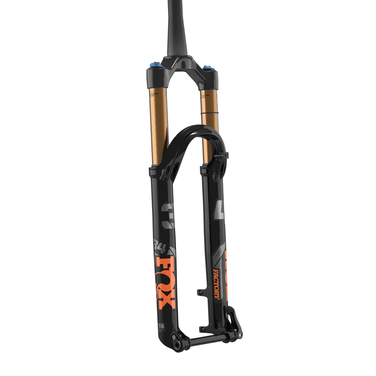 Fox Shox Float 34 29 Inch - 140 Mm Veerweg, Grip2 - 44 Mm Offset, 15x110 Mm - Zwart/Oranje