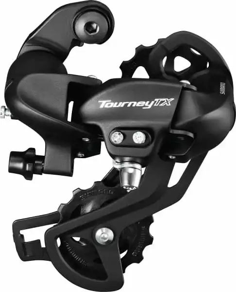 Shimano TOURNEY TX RD-TX800 Achterderailleur 7/8-speed Zwart